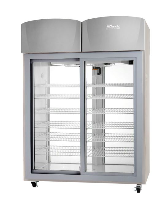 Slim Line Migali 2 Door Reach in Refrigerator