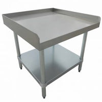 Economy Equipment Stands 18 Gauge 430 Stainless Top with Galvanized Under Shelf. Call For Price!