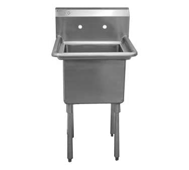 Serv-Ware 14” Deep Economy Series - 1 Bowl 18 Gauge 304 Stainless. Call For Price!