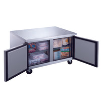 Dukers 2-Door Undercounter Commercial Freezer in Stainless Steel. Call For Price!