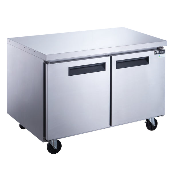 Dukers 2-Door Undercounter Commercial Freezer in Stainless Steel. Call For Price!