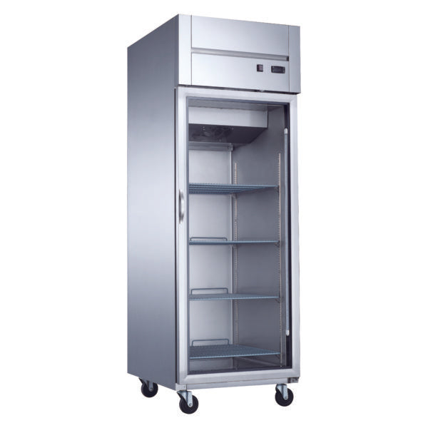 Dukers Top Mount Single Glass Door Commercial Reach-in Refrigerator. Call For Price!