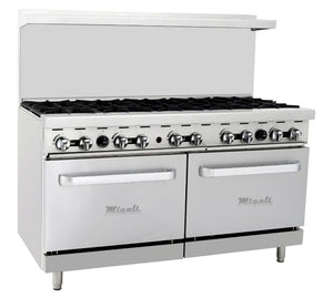 Migali 10 Burner Natural Gas Range & Oven. Call For Price!