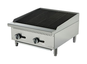 Migali 24″ Wide Char-Rock Broiler - 70,000 BTU. Call For Price!