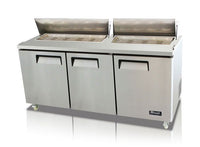 Migali 72″ – 18 Pans, Sandwich Prep Table. Call For Price!