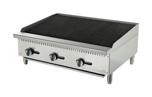 Migali 36″ Wide Char-Rock Broiler - 105,000 BTU. Call For Price!