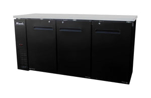 Migali 72″ Solid Door Back Bar Refrigerator. Call For Price!