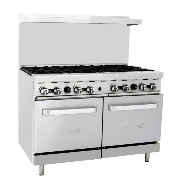 Migali 8 Burner Range 2 Ovens Liquid Propane. Call For Price!