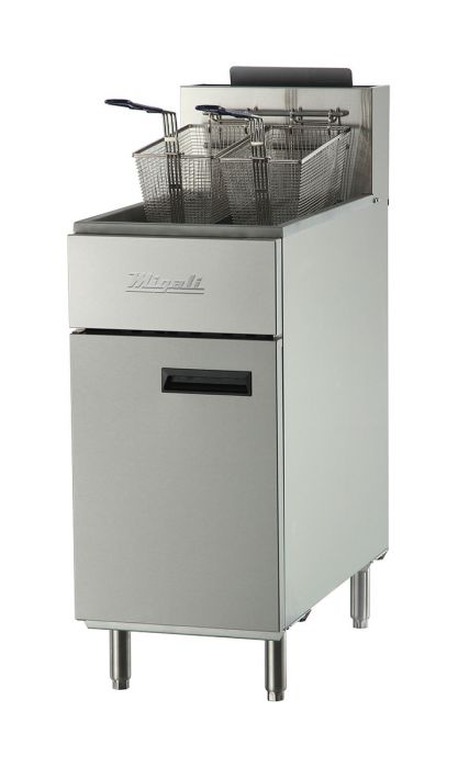 Migali 50 lb Liquid Propane Fryer - 120,000 BTU. Call For Price!