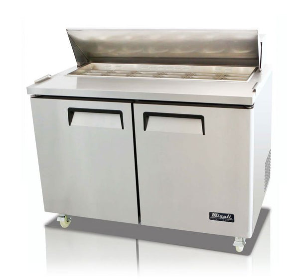 Migali 48″ – 12 Pans, Sandwich Prep Table. Call For Price!