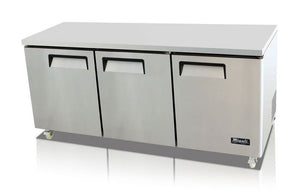 Migali 72″ Under-counter & Work Top Refrigerator. Call For Price!