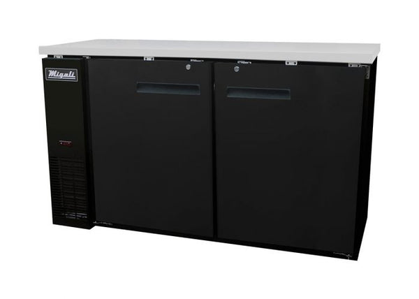 Migali 60″ Solid Door Back Bar Refrigerator. Call For Price!