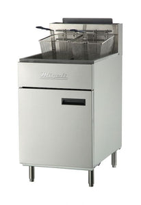 Migali 75 lb Natural Gas Fryer - 170,000 BTU. Call For Price!