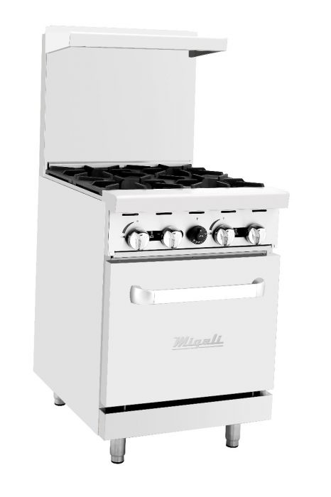 Migali 4 Burner Range 1 Oven Liquid Propane. Call For Price!