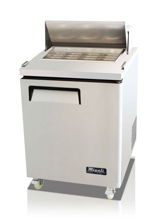 Migali 27″ – 12 Pans, Big Top Sandwich Prep Table. Call For Price!