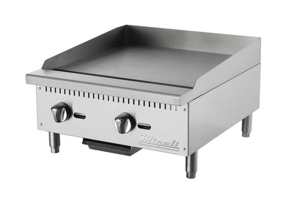 Migali 24″ Wide Manual Griddle - 60,000 BTU. Call For Price!
